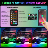 Nilight 2Pcs Golf Cart Underglow Light Kit for EZGO Yamaha Club Car, view 3