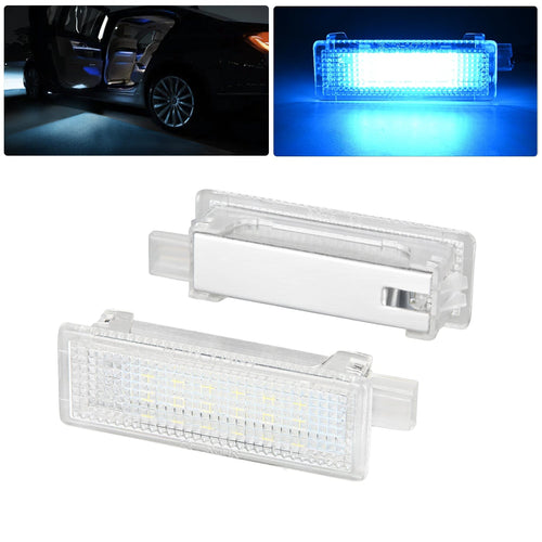 Nilight 2PCS LED Interior Door Panel Light Courtesy Warning Lights Aqua Beam Plug and Play Compatible with BMW 1 3 5 6 7 Series Z4 X3 X5 X6 E82 E88 E90 F30 E60 F10 E65 E66