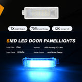 Nilight 2PCS LED Interior Door Panel Light Courtesy Warning Lights Aqua Beam Plug and Play Compatible with BMW 1 3 5 6 7 Series Z4 X3 X5 X6 E82 E88 E90 F30 E60 F10 E65 E66, view 5