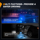 Nilight 2PCS LED Interior Door Panel Light Courtesy Warning Lights Aqua Beam Plug and Play for Toyota Avalon Sienna Venza Camry Prius 4Runner Lexus IS ES GS LS RX GX LX Subaru BRZ, view 3