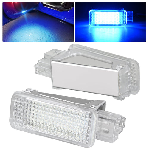 Nilight 2PCS LED Interior Door Panel Light Courtesy Warning Lights Blue Beam Plug and Play Compatible with Audi A3 A4 A5 A6 A7 S3 S4 S5 S6 S7 Q5 Q7 TT OEM Replacement CANbus Error Free