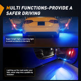 Nilight 2PCS LED Interior Door Panel Light Courtesy Warning Lights Blue Beam Plug and Play Compatible with Audi A3 A4 A5 A6 A7 S3 S4 S5 S6 S7 Q5 Q7 TT OEM Replacement CANbus Error Free, view 3