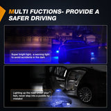 Nilight 2PCS LED Interior Door Panel Light Courtesy Warning Lights Blue Beam Plug and Play for Toyota Avalon Sienna Venza Camry Prius 4Runner Lexus IS ES GS LS RX GX LX Subaru BRZ, view 3