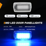 Nilight 2PCS LED Interior Door Panel Light Courtesy Warning Lights Blue Beam Plug and Play for Toyota Avalon Sienna Venza Camry Prius 4Runner Lexus IS ES GS LS RX GX LX Subaru BRZ, view 5