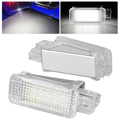 Nilight 2PCS LED Interior Door Panel Light Courtesy Warning Lights White Beam Plug and Play Compatible with Audi A3 A4 A5 A6 A7 S3 S4 S5 S6 S7 Q5 Q7 TT OEM Replacement CANbus Error Free
