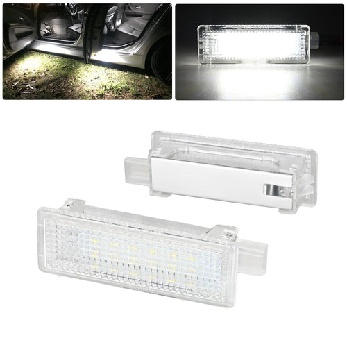 Nilight 2PCS LED Interior Door Panel Light Courtesy Warning Lights White Beam Plug and Play Compatible with BMW 1 3 5 6 7 Series Z4 X3 X5 X6 E82 E88 E90 F30 E60 F10 E65 E66
