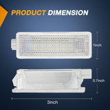 Nilight 2PCS LED Interior Door Panel Light Courtesy Warning Lights White Beam Plug and Play Compatible with BMW 1 3 5 6 7 Series Z4 X3 X5 X6 E82 E88 E90 F30 E60 F10 E65 E66, view 2