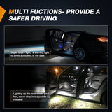 Nilight 2PCS LED Interior Door Panel Light Courtesy Warning Lights White Beam Plug and Play Compatible with BMW 1 3 5 6 7 Series Z4 X3 X5 X6 E82 E88 E90 F30 E60 F10 E65 E66, view 3