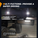 Nilight 2PCS LED Interior Door Panel Light Courtesy Warning Lights White Beam Plug and Play Compatible with Chevy GMC C/K Silverado Sierra 1500 2500 3500 HD Suburban Cadillac Escalade Hummer H2, view 5