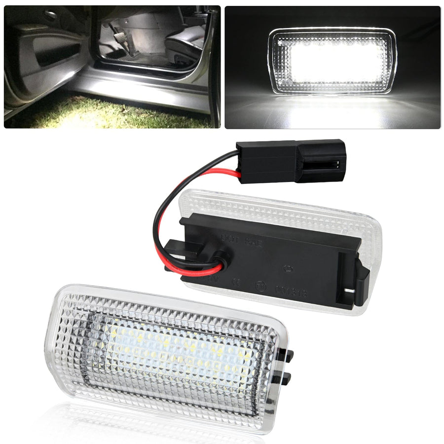 Nilight 2PCS LED Interior Door Panel Light Courtesy Warning Lights White Beam Plug and Play for Toyota Avalon Sienna Venza Camry Prius 4Runner Lexus IS ES GS LS RX GX LX Subaru BRZ