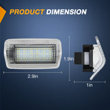 Nilight 2PCS LED Interior Door Panel Light Courtesy Warning Lights White Beam Plug and Play for Toyota Avalon Sienna Venza Camry Prius 4Runner Lexus IS ES GS LS RX GX LX Subaru BRZ, view 2