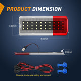 Nilight 2PCS LED Interior Door Panel Light Courtesy Warning Lights White Red Plug and Play Compatible with Ford F250 F350 F450 F550 Super Duty 1999-2007 Excursion 2000-2005, view 2