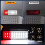 Nilight 2PCS LED Interior Door Panel Light Courtesy Warning Lights White Red Plug and Play Compatible with Ford F250 F350 F450 F550 Super Duty 1999-2007 Excursion 2000-2005, view 6
