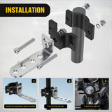 Nilight 2Pcs Motorcycle Tube Clamp Mounting Brackets 0.7 to 1.2Inch Round Tube, view 5