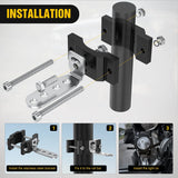 Nilight 2Pcs Motorcycle Tube Clamp Mounting Brackets 0.7 to 2Inch Round Tube, view 5