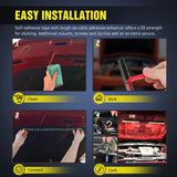 Nilight 2pcs Under Hood Light Strip 42LED Waterproof Underhood Work Light with On/Off Switch Blade Fuse Engine Bay Repair Light White 12V for Car Truck SUV, view 3