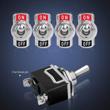 Nilight 5Pack 2Pin ON/OFF SPST Toggle Switch, view 2