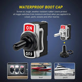 Nilight 5Pack 2Pin ON/OFF SPST Toggle Switch, view 6