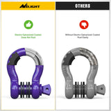 Nilight 3/4 inch D-Ring Shackle Purple (Pair), view 5