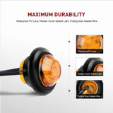 Nilight 3/4 inch Amber Round LED Marker Lights (10 Pcs), view 3