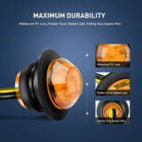 Nilight 3/4 inch Amber Round LED Marker Lights (50 Pcs), view 3