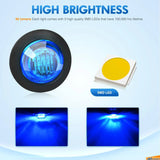 Nilight 3/4 inch Blue Round LED Marker Lights (10 Pcs), view 6