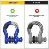 Nilight 3/4 inch D-Ring Shackle Blue (Pair), view 5