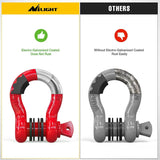 Nilight 3/4 inch D-Ring Shackle Red (Pair), view 5