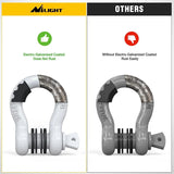 Nilight 3/4 inch D-Ring Shackle White (Pair), view 5