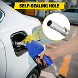 Nilight 3/4Inch NPT Fuel Nozzle with Fuel Hose Swivel, Automatic Shut Off Gas Pump Transfer Refilling Nozzle with Adjustable Speed Padlock for Gasoline, Kerosene, Diesel, view 6