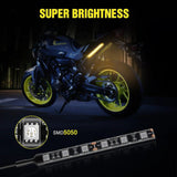 Nilight 3.5 Inch 6-5050-SMD Amber LED Light Strip 2PCS, view 3