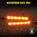 Nilight 3.5 Inch 6-5050-SMD Amber LED Light Strip 2PCS, view 4