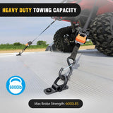 Nilight 3/8 inch D-Rings Heavy Duty Truck Tie Down Anchors Black, view 5