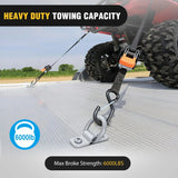 Nilight 3/8 inch D-Rings Heavy Duty Truck Tie Down Anchors Silver, view 5