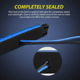 Nilight 3.8 Inch 6 LEDs Blue Side Marker Lights (10 Pcs), view 5