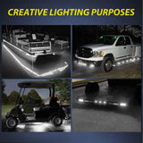 Nilight 3.8 Inch 6 LEDs White Side Marker Lights (10 Pcs), view 6