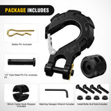 Nilight 3/8 inch Grade 70 Winch Hook Black, view 5