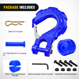 Nilight 3/8 inch Grade 70 Winch Hook Blue, view 6