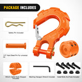 Nilight 3/8 inch Grade 70 Winch Hook Orange, view 6