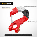Nilight 3/8 inch Grade 70 Winch Hook Red, view 4