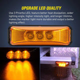 Nilight 3.9 Inch Amber LED Fender/Side Marker Light (Pair), view 3