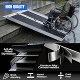 Nilight 3 Feet Portable Wheelchair Ramp with Quick-Lock Non-Skid Aluminum | Handicap Ramps with Handle Folding Threshold Ramp for Home Steps, Stairs, Doorways, Scooter, Porch, Cart 800LBS Capacity, view 4