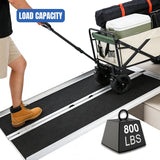 Nilight 3 Feet Portable Wheelchair Ramp with Quick-Lock Non-Skid Aluminum | Handicap Ramps with Handle Folding Threshold Ramp for Home Steps, Stairs, Doorways, Scooter, Porch, Cart 800LBS Capacity, view 5