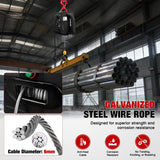 Nilight 3-in-1 Electric Hoist Winch, 1100LBS 1500W Portable Power Winch Crane with Manual Wired Wireless Remote Control, 110V Electric Winch 25FT Lifting Height for Garage Warehouses Factories, Black, view 6
