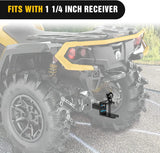 Nilight 3 in 1 Multi Hitch Mount with 2 Inch Ball (1.25 Inch Shank, 5000 lbs), view 6