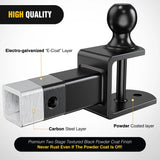 Nilight 3 in 1 Multi Hitch Mount with 2 Inch Ball (2 Inch Shank, 5000 lbs), view 4