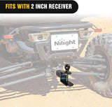 Nilight 3 in 1 Multi Hitch Mount with 2 Inch Ball (2 Inch Shank, 5000 lbs), view 6