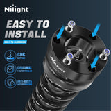Nilight 3 Inch Leveling Kit for Tacoma 2005-2023/4Runner 2003-2023/FJ Cruiser 2007 2008 2009 2010 2011 2012 2013 2014 2015 Front Raise Suspension Strut Spacers, view 4