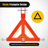 Nilight 3 Point 2 Inch Trailer Hitch Receiver Category 1 Heavy Duty Tractor Drawbar Adapter Compatible with Kubota Bx John Deere Nortrac Kioti Yanmar Cat Orange, view 5