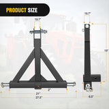 Nilight 3 Point 2 Inch Trailer Hitch Kit For Category 1 Heavy Duty Tractor, view 2